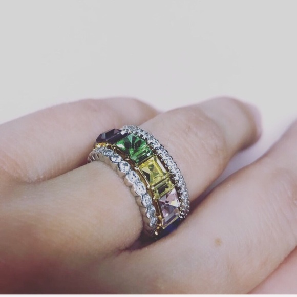 Curated Luxury Jewelry - Multi-Colored Stacking Ring